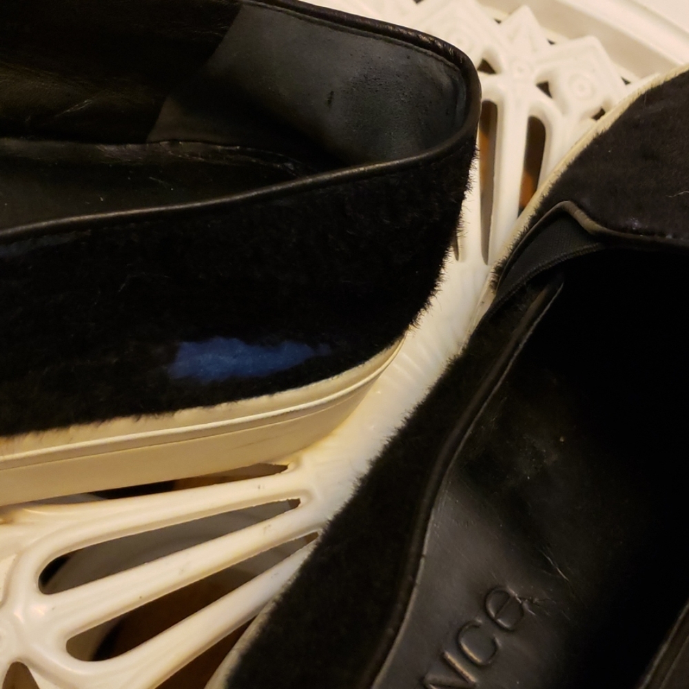VINCE LEATHER/SUEDE PULL ON SNEAKERS SZ - Picture 4 of 8